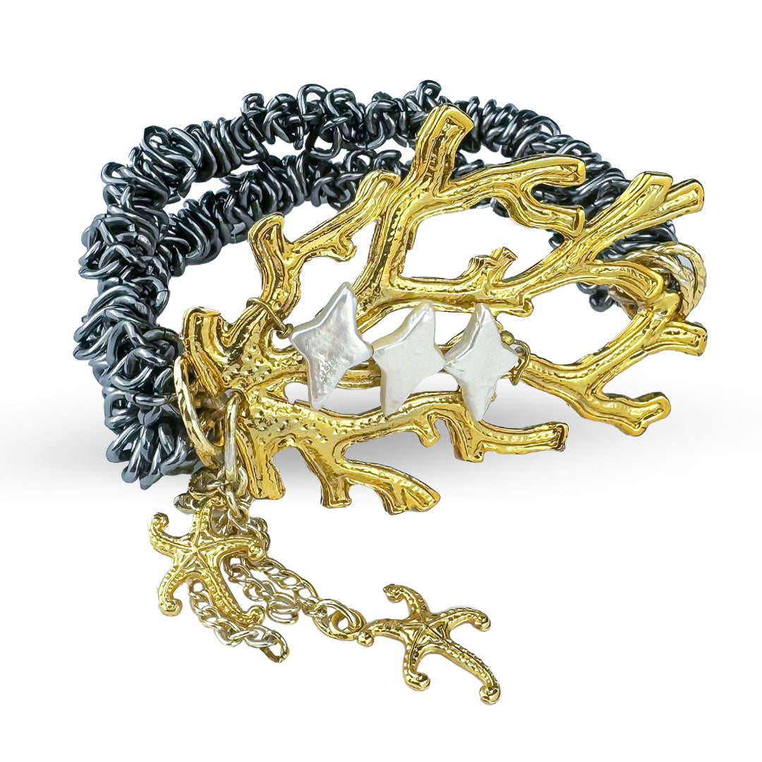 Bracelet à breloques récif océanique