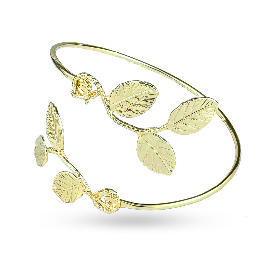 Браслет «Шепот листьев» с виноградной лозой