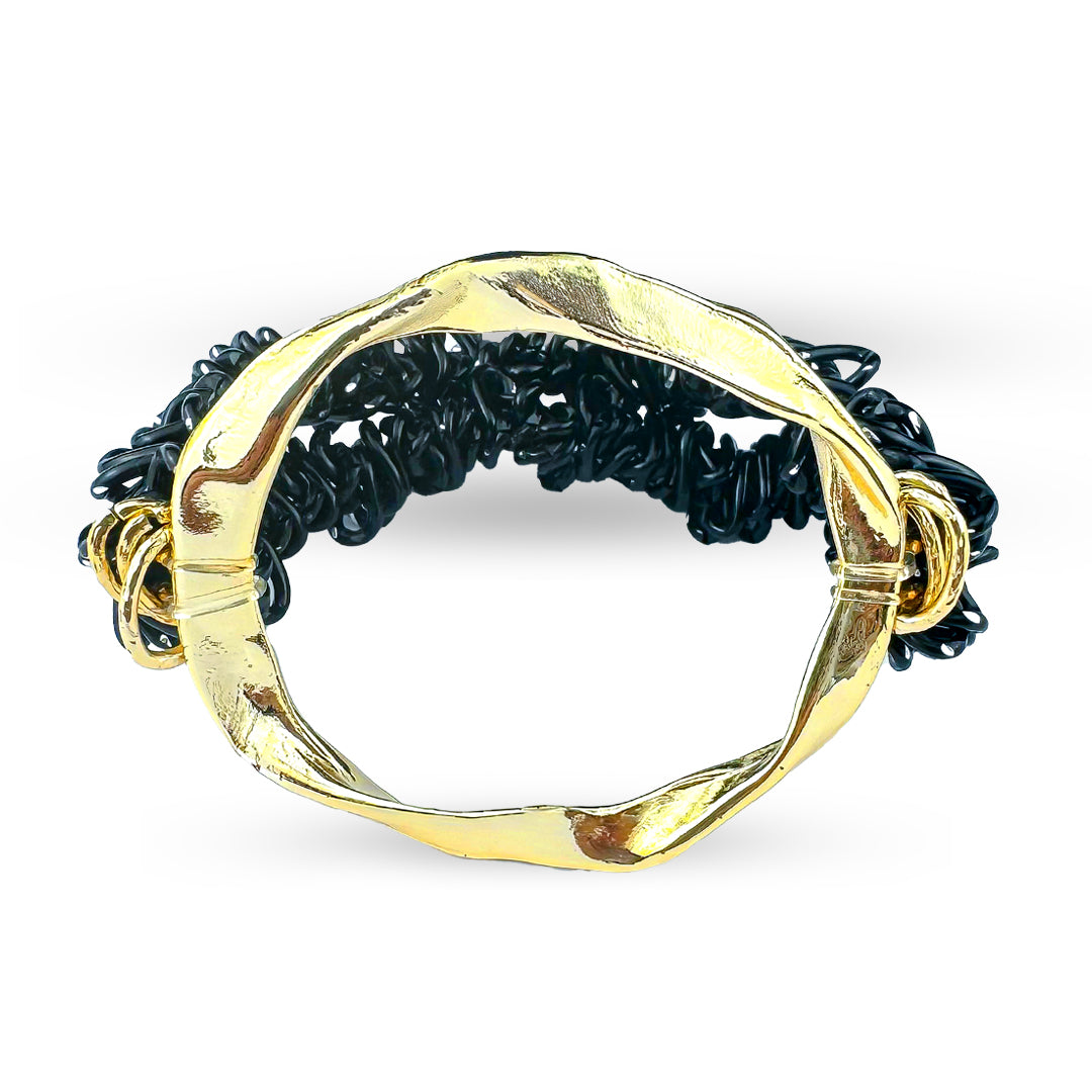 Midnight Waves Cuff Bracelet