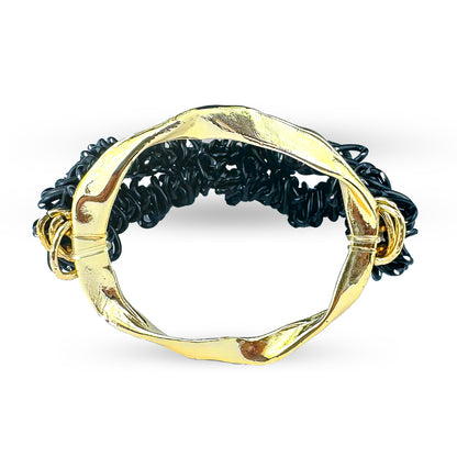 Midnight Waves Cuff Bracelet