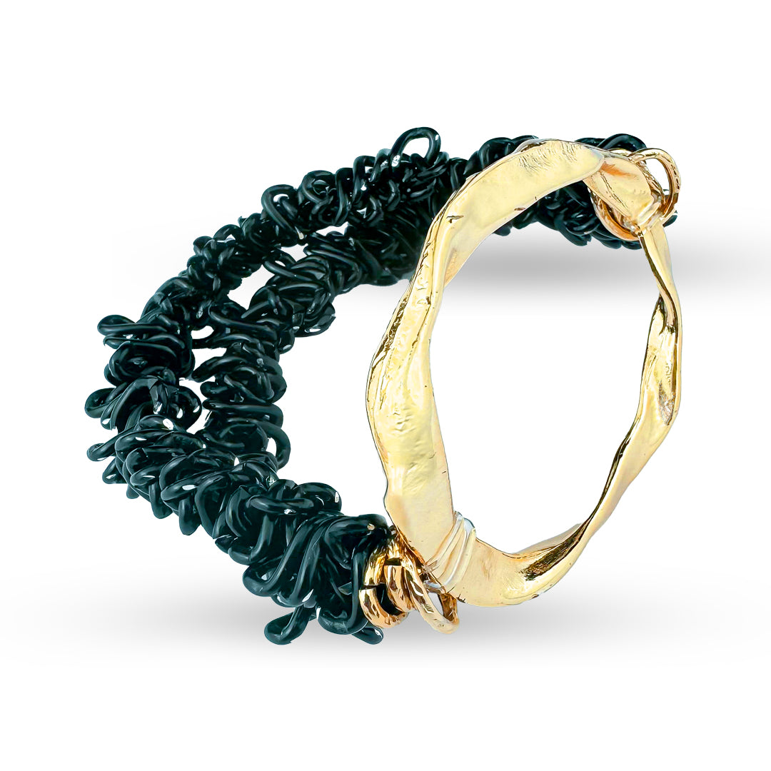 Midnight Waves Cuff Bracelet