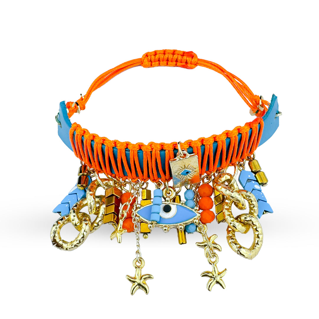 Orange Oceanic Bracelets